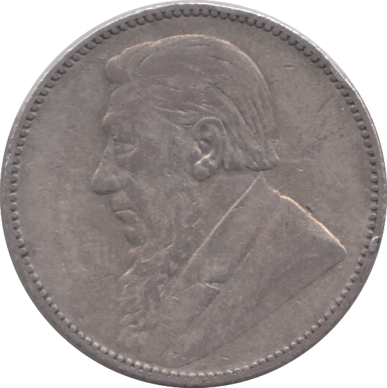 1897 SOUTH AFRICA SILVER ONE SHILLING - SILVER WORLD COINS - Cambridgeshire Coins