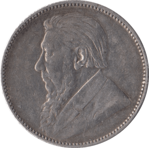1897 SOUTH AFRICA SILVER ONE SHILLING - SILVER WORLD COINS - Cambridgeshire Coins