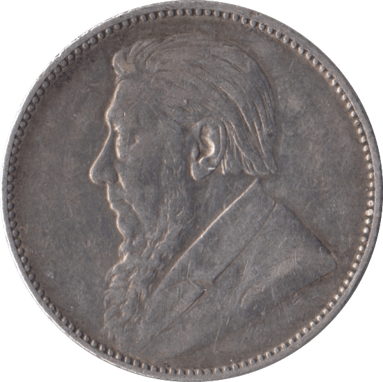 1897 SOUTH AFRICA SILVER ONE SHILLING - SILVER WORLD COINS - Cambridgeshire Coins