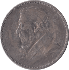1897 SOUTH AFRICA SILVER ONE SHILLING - SILVER WORLD COINS - Cambridgeshire Coins