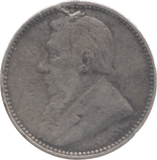1897 SOUTH AFRICA SILVER SIXPENCE - SILVER WORLD COINS - Cambridgeshire Coins