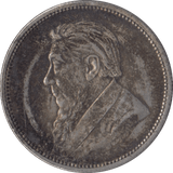 1897 SOUTH AFRICA SILVER TWO SHILLINGS - SILVER WORLD COINS - Cambridgeshire Coins