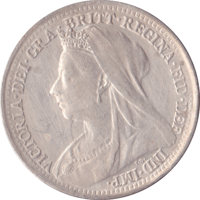 1897 THREEPENCE ( EF ) A - Threepence - Cambridgeshire Coins