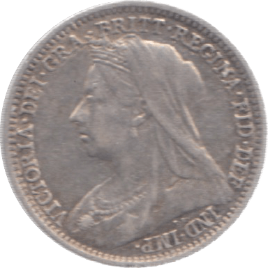 1897 THREEPENCE ( GVF ) 23 - Threepence - Cambridgeshire Coins