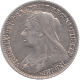 1897 THREEPENCE ( GVF ) 23 - Threepence - Cambridgeshire Coins