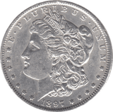 1897 USA SILVER MORGAN DOLLAR - WORLD COINS - Cambridgeshire Coins
