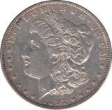 1897 USA SILVER MORGAN DOLLAR - WORLD COINS - Cambridgeshire Coins