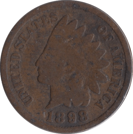 1898 1 CENT USA - WORLD COINS - Cambridgeshire Coins