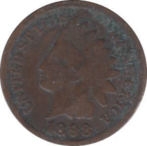 1898 1 CENT USA - WORLD COINS - Cambridgeshire Coins