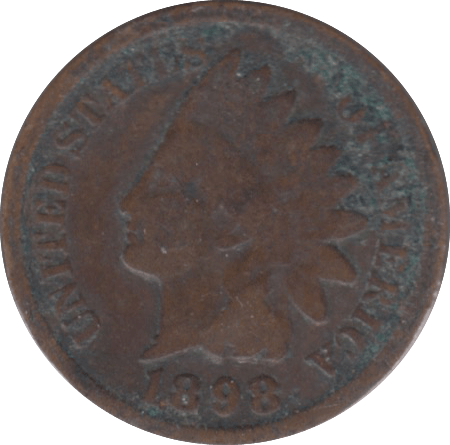 1898 1 CENT USA - WORLD COINS - Cambridgeshire Coins