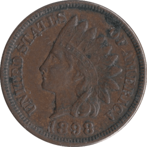 1898 1 CENT USA - WORLD COINS - Cambridgeshire Coins