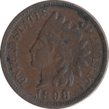 1898 1 CENT USA - WORLD COINS - Cambridgeshire Coins