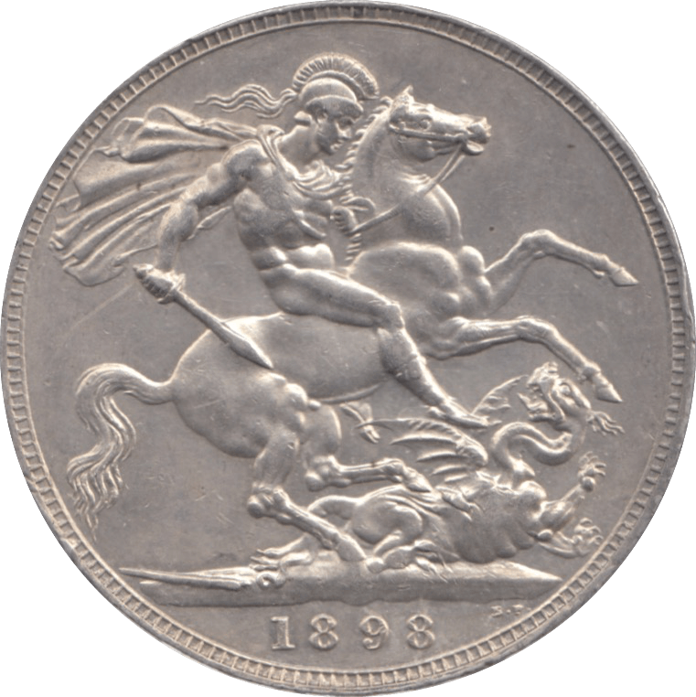 1898 CROWN ( AUNC ) LXI REF 1 - Crown - Cambridgeshire Coins