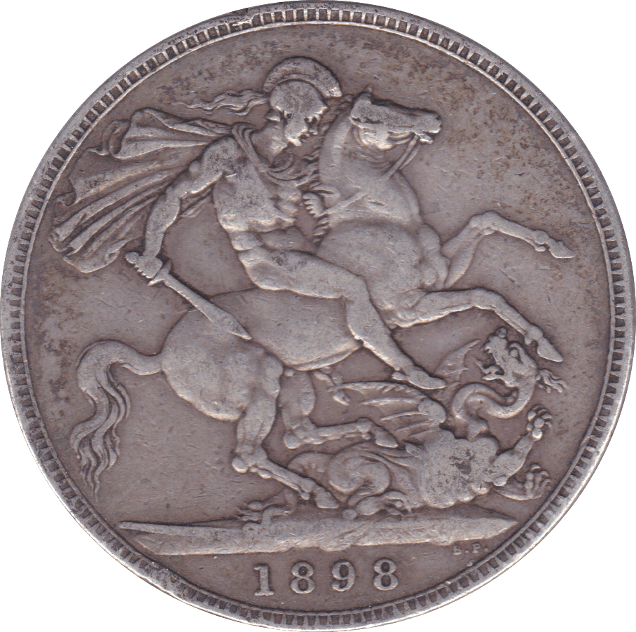 1898 CROWN ( F ) LXII - Crown - Cambridgeshire Coins