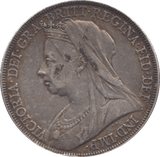 1898 CROWN ( FINE ) LX11 - Crown - Cambridgeshire Coins