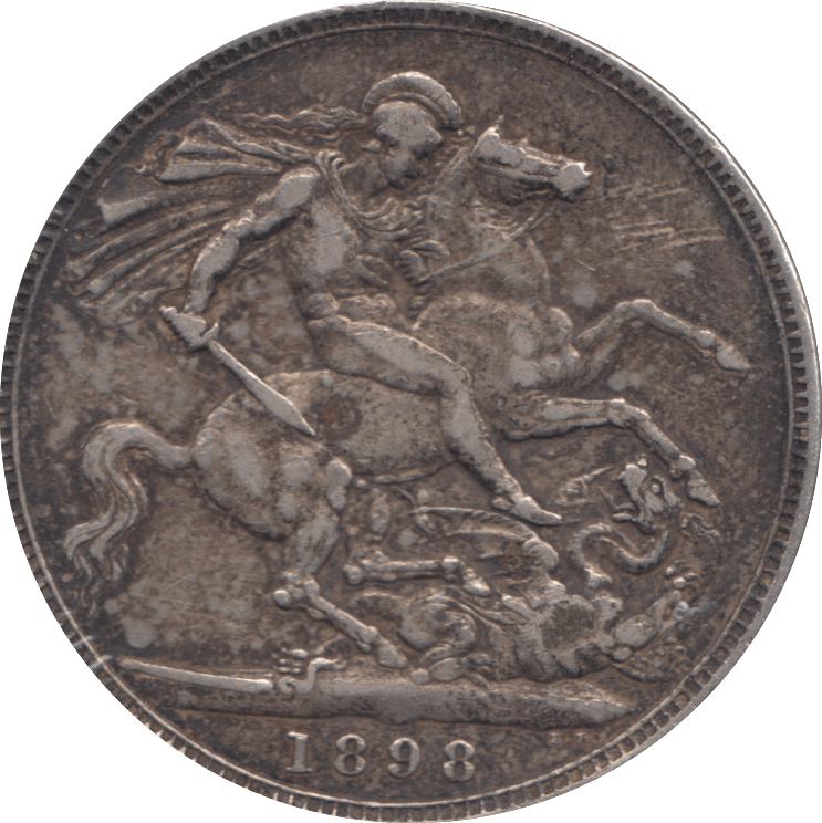 1898 CROWN ( FINE ) LX11 - Crown - Cambridgeshire Coins