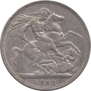 1898 CROWN ( FINE ) LXII 3 - CROWN - Cambridgeshire Coins