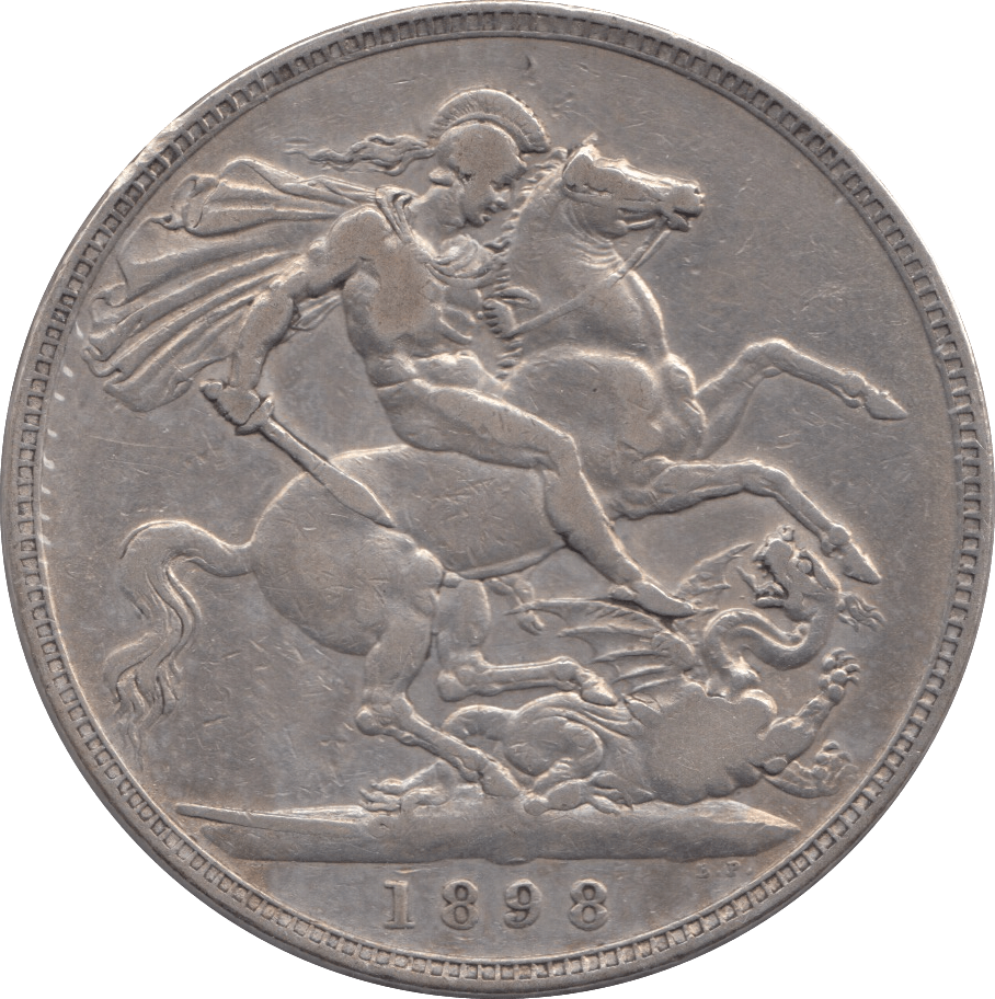 1898 CROWN ( FINE ) LXII 3 - CROWN - Cambridgeshire Coins