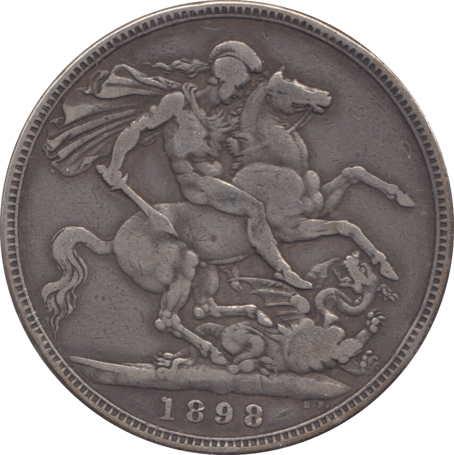 1898 CROWN ( GF ) LXII 3 - CROWN - Cambridgeshire Coins