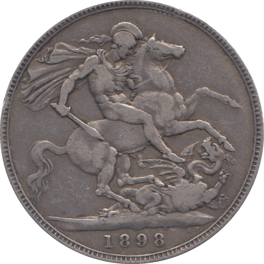 1898 CROWN ( GF ) LXII - CROWN - Cambridgeshire Coins