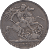 1898 CROWN ( GF ) LXII - CROWN - Cambridgeshire Coins