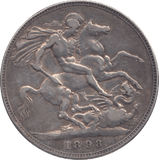 1898 CROWN LXII ( VF ) 14 - Crown - Cambridgeshire Coins