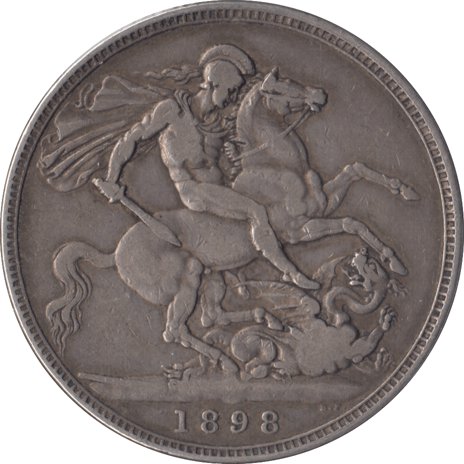 1898 CROWN ( VF ) - Crown - Cambridgeshire Coins