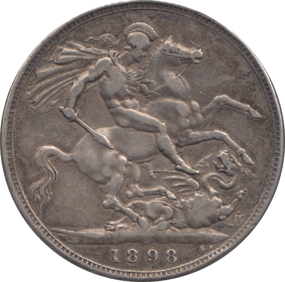 1898 CROWN ( VF ) - Crown - Cambridgeshire Coins