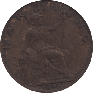 1898 FARTHING 2 ( GVF ) 57 - Farthing - Cambridgeshire Coins