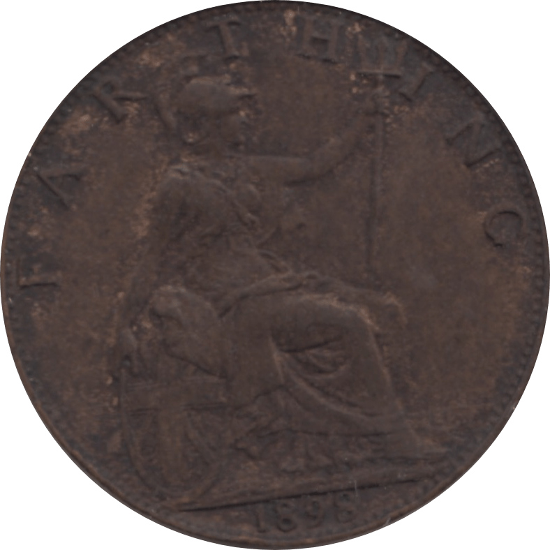 1898 FARTHING 2 ( GVF ) 57 - Farthing - Cambridgeshire Coins