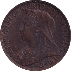 1898 FARTHING ( EF ) - Farthing - Cambridgeshire Coins