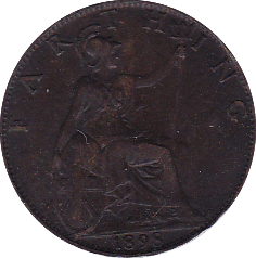 1898 FARTHING ( EF ) - Farthing - Cambridgeshire Coins
