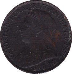 1898 FARTHING ( EF ) - Farthing - Cambridgeshire Coins
