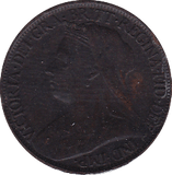 1898 FARTHING ( EF ) - Farthing - Cambridgeshire Coins