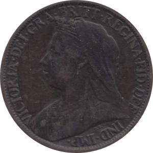 1898 FARTHING ( FAIR ) - Farthing - Cambridgeshire Coins