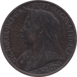 1898 FARTHING ( FAIR ) - Farthing - Cambridgeshire Coins