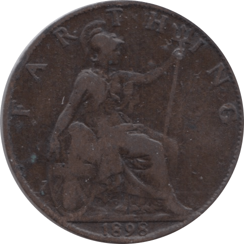 1898 FARTHING ( FAIR ) - Farthing - Cambridgeshire Coins