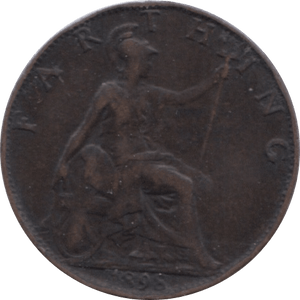 1898 FARTHING ( GVF ) 1 - Farthing - Cambridgeshire Coins