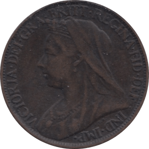 1898 FARTHING ( GVF ) 1 - Farthing - Cambridgeshire Coins