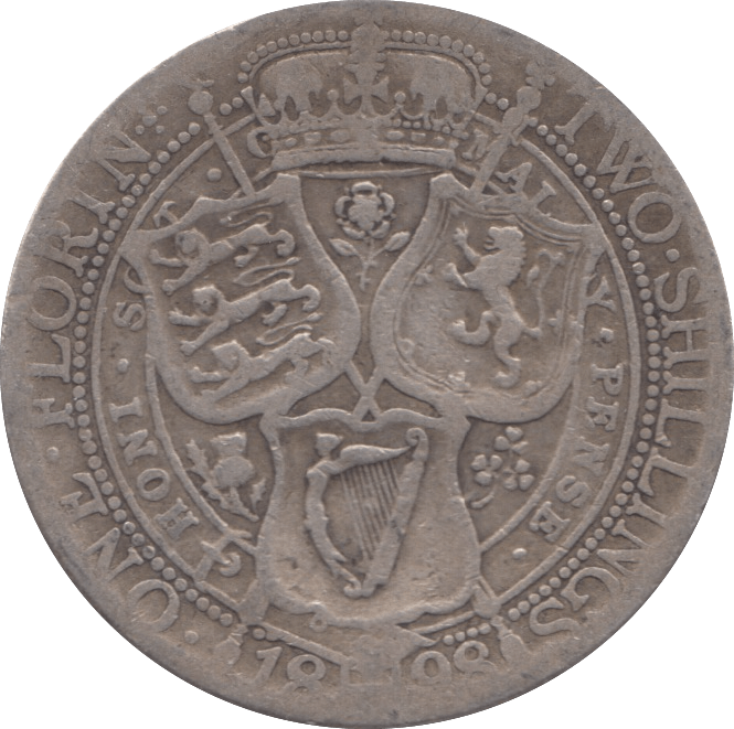 1898 FLORIN ( FINE ) 2 - Florin - Cambridgeshire Coins