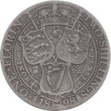 1898 FLORIN ( FINE ) 2 - Florin - Cambridgeshire Coins