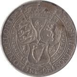 1898 FLORIN ( GF ) - FLORIN - Cambridgeshire Coins