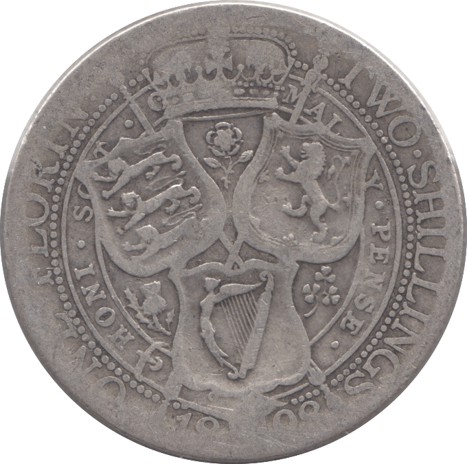 1898 FLORIN ( NF ) 8 - Florin - Cambridgeshire Coins