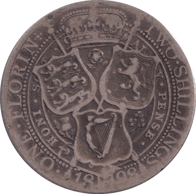 1898 FLORIN ( NF ) - FLORIN - Cambridgeshire Coins