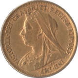 1898 GOLD HALF SOVEREIGN ( EF ) - Half Sovereign - Cambridgeshire Coins