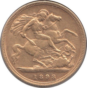 1898 GOLD HALF SOVEREIGN - Half Sovereign - Cambridgeshire Coins