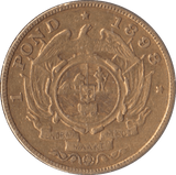 1898 GOLD POND SOUTH AFRICA REF 2 - Gold World Coins - Cambridgeshire Coins