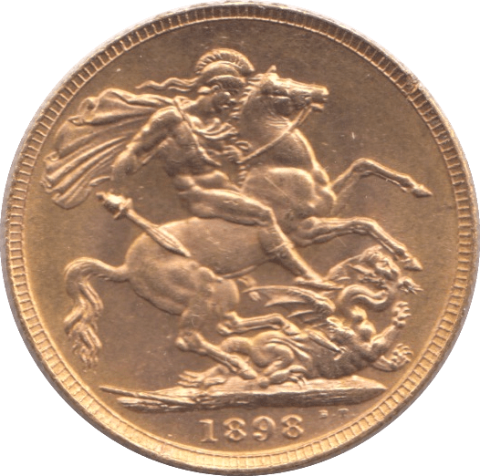1898 GOLD SOVEREIGN ( AUNC ) - Sovereign - Cambridgeshire Coins