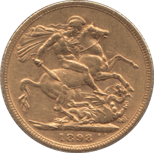 1898 GOLD SOVEREIGN ( EF ) MELBOURNE MINT - Sovereign - Cambridgeshire Coins