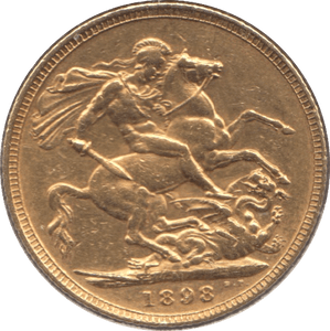 1898 GOLD SOVEREIGN ( EF ) MELBOURNE MINT - Sovereign - Cambridgeshire Coins